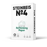 Steinbeis No. 4 Druckerpapier – 2500 (5 x 500) Blatt DIN A4...