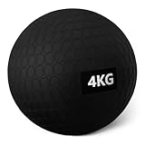 Amazon Basics – Slam-Medizinball für Übungen, 4 kg, Schwarz