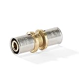 H2O-Flex® 16er Pressfitting - Kupplung 16 x 2,0mm für Verbundrohr 2,0mm...