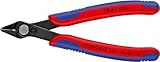 KNIPEX Electronic Super Knips Elektronik-Seitenschneider, 125mm, weicher...