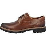 Clarks Herren Batcombe Hall Derbys, Dunkelbraunes Leder, 42.5 EU