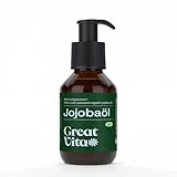 GreatVita Bio Jojobaöl Gold 100 ml mit Pumper | 100% rein & kaltgepresst -...