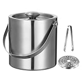 Eiswürfelbehälter Mit Deckel | Doppelwandiges Isoliergefäß Für...