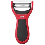 Silit 2in1 Sparschäler 14 cm, Gemüseschäler mit Julienne-Schneider,...