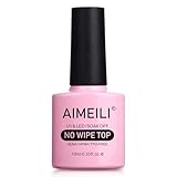 AIMEILI No Wipe Top Coat Überlack UV LED Gellack Gel Nagellack Gel Polish...