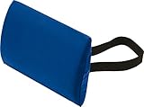 THERALINE Lordosekissen Lendenkissen 32x23 cm mit Bezug Köper Blau |...
