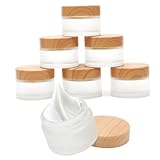 Creme Spender, 6 Stück Glas Döschen, 15ml Airless Pumpspender, Kleine...