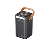 Power Bank 50000mAh PD 65W USB C mit LED Display Schnellladung Externer...