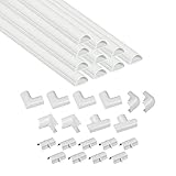 D-Line Mini Kabelkanal zur Kabelführung, Kabelleiste - 30x15mm - 10 x 40cm...