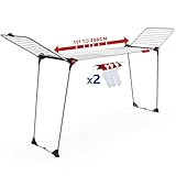 Vileda Infinity Flex Plus Wäscheständer | Ausziehbarer & Stabiler...