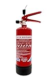 Firexo Kleiner Feuerlöscher (2 Liter) – alle Arten von Feuer –...