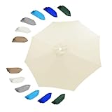 ersatzbezug sonnenschirm 350 cm 8 streben Sonnenschirm Stoff Uv Schutz...