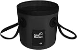 Eimer faltbar, 12L angeleimer,Tragbarer Camping Eimer mit Griff,...