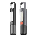 URPIZY Multifunctional Wasserdichter Taschenlampe mit USB-Schnellladung und...