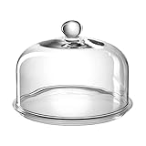 LEONARDO HOME 066653 Tortenplatte LIMITED EDITION 31,5 cm + Glashaube, Glas