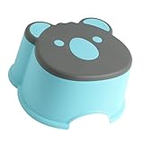 Mipcase Kleiner Rutschfester Plastikhocker für Blauer Stapelbarer...