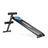 Relaxdays Sit Up Bank klappbar, 5-fach verstellbar, Bauchtrainer Bank,...