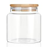 INCETUE Vorratsdosen Glas mit Deckel, 480ML Vorratsgläser mit Luftdicht...