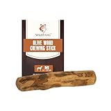 Wildfang® Olivenholz-Hundekaustab – Welpen-Beißspielzeug, langlebiges...