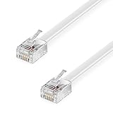 deleyCON 6m Telefonkabel RJ11 Modularkabel 6P4C Westernkabel RJ11 auf RJ11...