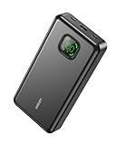 ANSODY Laptop Power Bank 65W Max 25000mAh externer Akku mit 2 Anschlüsse...