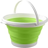 Faltbarer Eimer, 5L Falteimer Putzeimer Faltbar, Sandburg Strandeimer,...