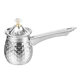 Swiixxer TüRkische Kaffeekanne, Kaffeemaschine, Kaffeekanne Aus Edelstahl,...