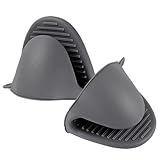 Qinsky Silicone Ofenhandschuh aus dickem Silikon,2 Pcs Silikon...