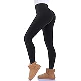 FuelMeFoot Thermo Leggings Damen Gefüttert Fleece High Waist...