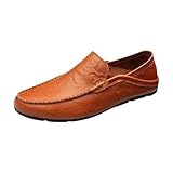 Herren schuhe, Elegant Loafer: Freizeitschuhe, Leder Slipper Arbeitsschuhe,...