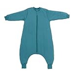 Schlummersack Schlafsack mit Füßen Winter 3.5 Tog 130 cm Petrol | Kinder...