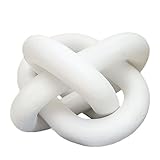 EMINGSKY Couchtisch-Dekoration mit 3 Gliedern aus Holz, weißer Holzknoten,...