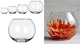 NaDeco Kugelglas im Durchmesser 6, 8, 10 und 12cm wählbar | Kugelvase...