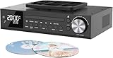 MONODEAL Bluetooth CD Player mit Radio, Küchenradio Unterbau mit 30...