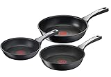Tefal G25991 Unlimited On Pfannenset 3-teilig, mit kratzfester Titanium...