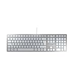CHERRY KC 6000 SLIM, Ultraflache Design-Tastatur, Deutsches Layout...