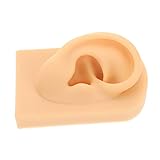 TOGEVAL Realistisches Silikon Ohrmodell zum Piercing Üben...