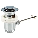 tecuro - Ab- und Überlaufgarnitur, Anschluss 1 1/4 Zoll, für Waschtische...