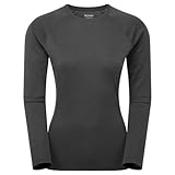 Montane Damen F Dart Long Sleeve Black Uk12/Eur40/Us8/M t-Shirt, bunt, M