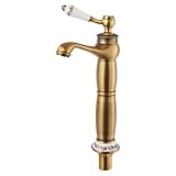 Antikes Messing Mischbatterie Wasserhahn Bad, Wasserhahn Garten,...