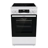 Gorenje GEC5C43WGAMZ Elektro-Standherd mit Glaskeramik-Kochfeld / 50 cm /...