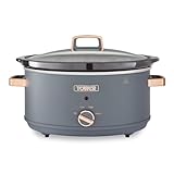 Tower T16043GRY Cavaletto 6,5 Liter Schongarer mit 3 Wärmestufen, Cool...