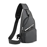 DIAOZI Herren Sport Schultertasche - Wasserdichte Diebstahlsicher...