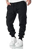 REPUBLIX Herren Cargo Sweatpants Sporthose Jogginghose Jogger Trainingshose...