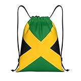 TFDGDGH Benutzerdefinierte jamaikanische Flagge Kordelzug Rucksack Taschen...