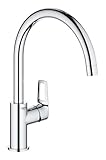 GROHE BauLoop, Küchenarmatur mit hohem Auslauf (Wasserhahn für die...