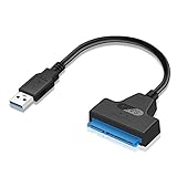 SATA auf USB Adapter USB 3.0 auf 2,5 Zoll SATA Port Konverter Externer und...