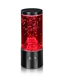Faithorse LED Lavalampen Vulkan Lampe, Lavalampe Kinder mit Roten LED...