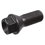 febi bilstein 46665 Radschraube M14 x 1.25 Kegelbund, 1 Stück, Schwarz