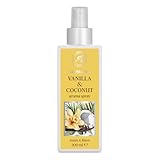 Vanille-Kokosnuss Aromaspray 200ml - Aromatherapie Raumspray - Spray zur...